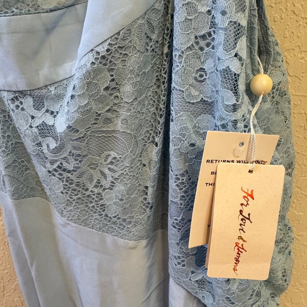 For Love & Lemons Antoinette Maxi Dress NWT - Picture 8 of 9